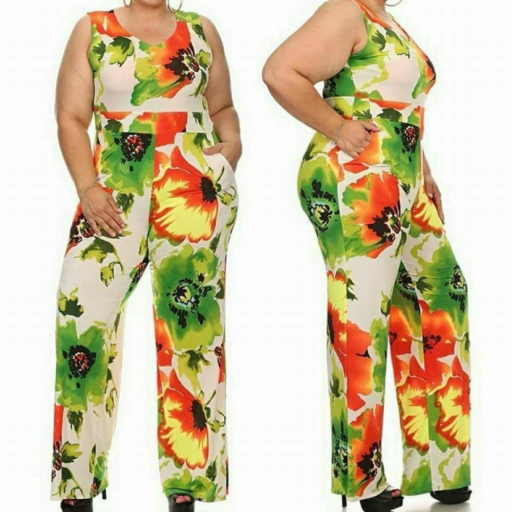 Floral jumpsuit